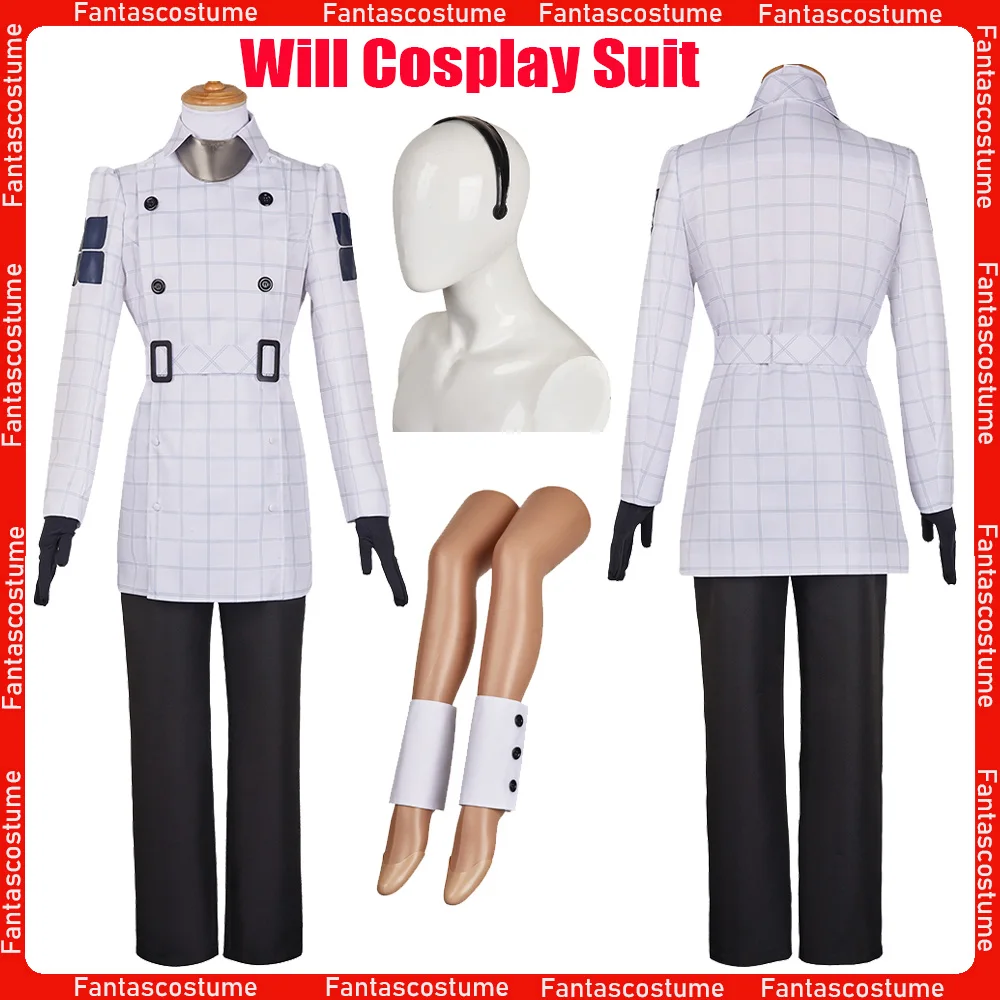 Will Cosplay Battle Clothing Headband Coat Pants Game Metaphor Roleplay Young Male Men Costume Halloween Party Fantasia Suit