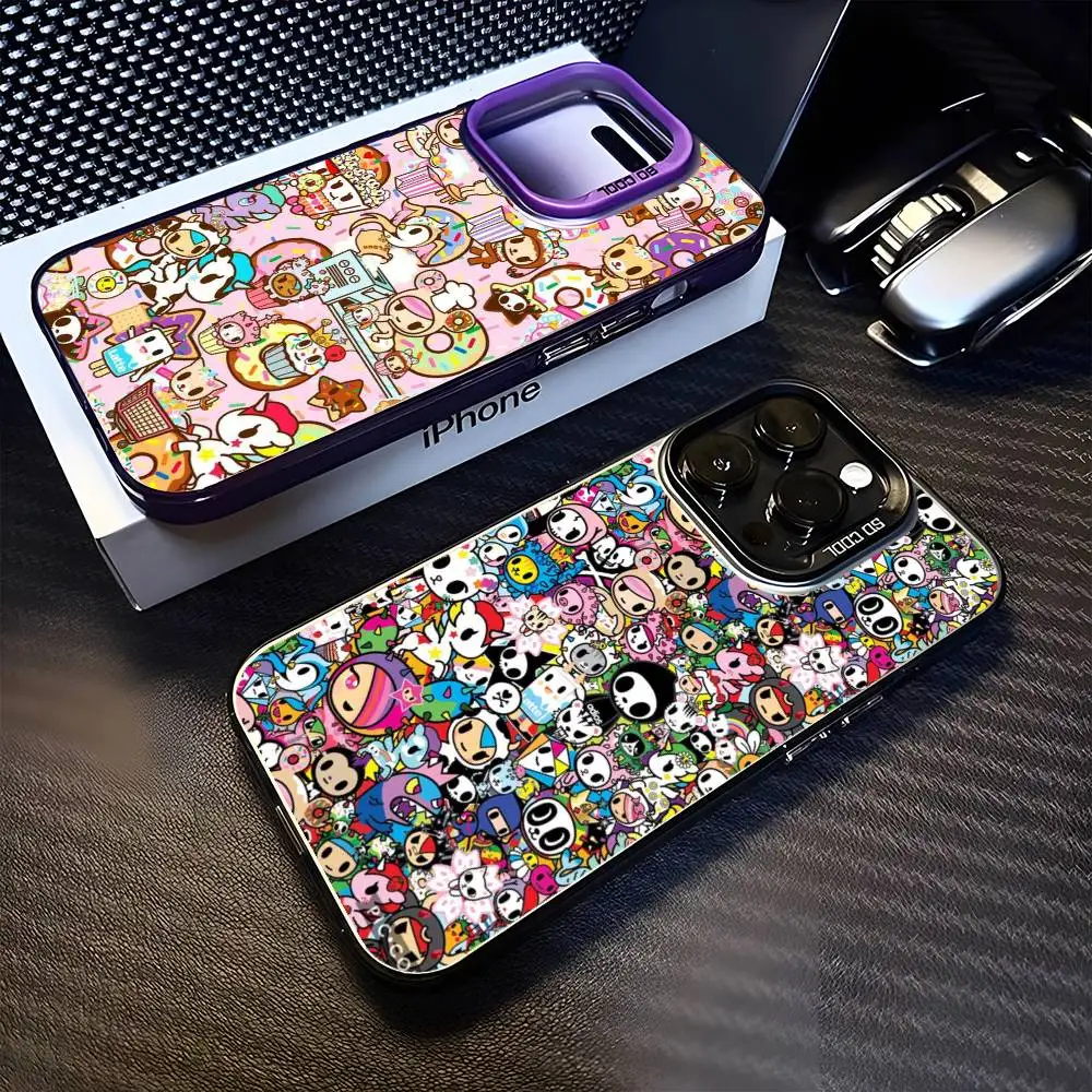 

Japan TokidokisS Phone Case For iPhone 16,15,14,13,12,11,Mini,Pro,MAX Black Matte Shockproof Cover