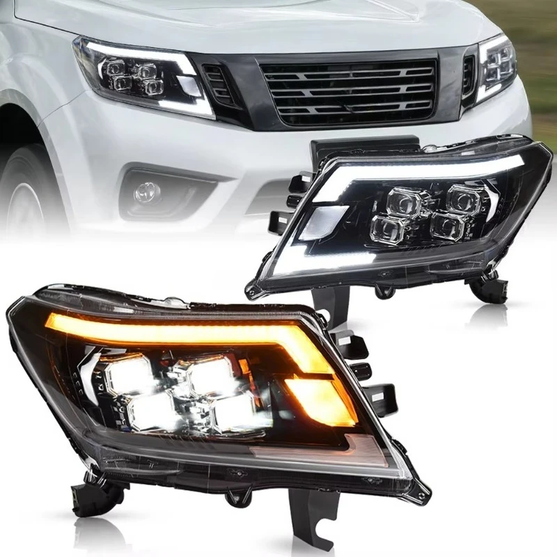 Archaic New Design Headlight For Nissan Navara Np300 2015-2020 With Dynamic Turning Signal Plug And Play Headlight