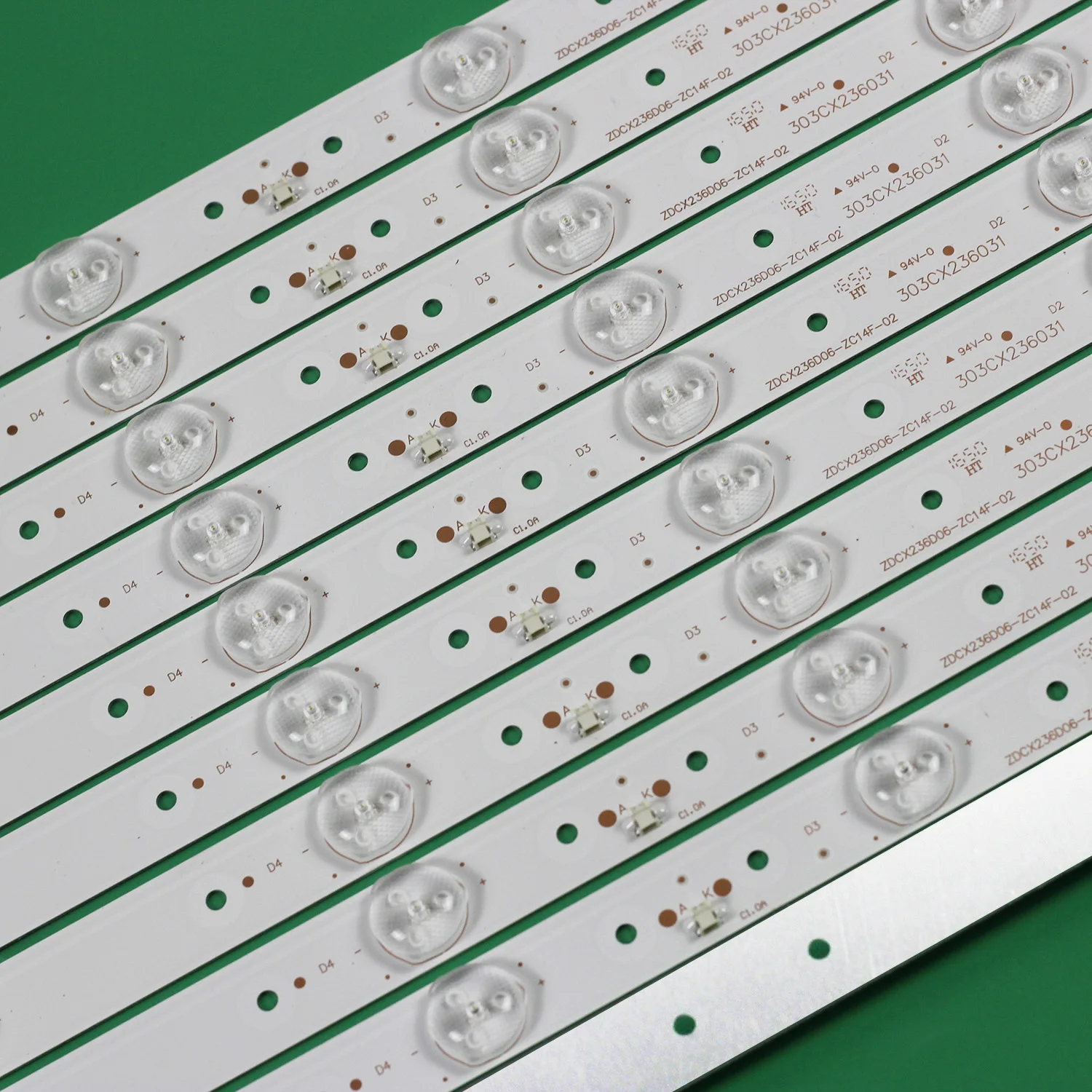 LED Backlight Strip 6 หลอดไฟสําหรับ LEF-2419D ZDCX236D06-ZC14F-02 303CX 236031   TF-LED24S48T2 JL.D 24061235 -006BS-M_V01