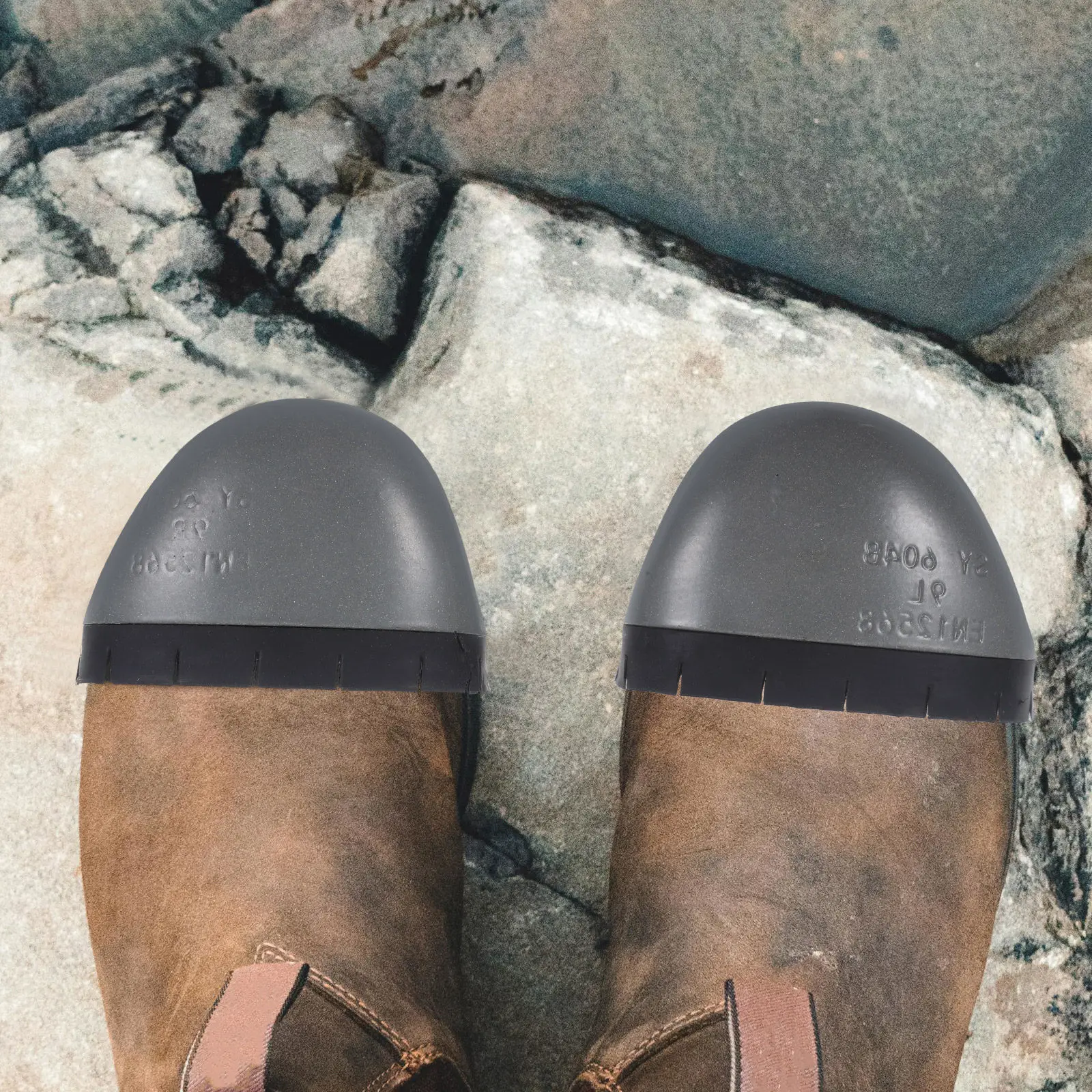 

4Pcs Size 43 Metal Toe Caps for Work Shoes Protective Steel Inserts Anti-Smash Puncture Resistant Safety Shoe Accessories