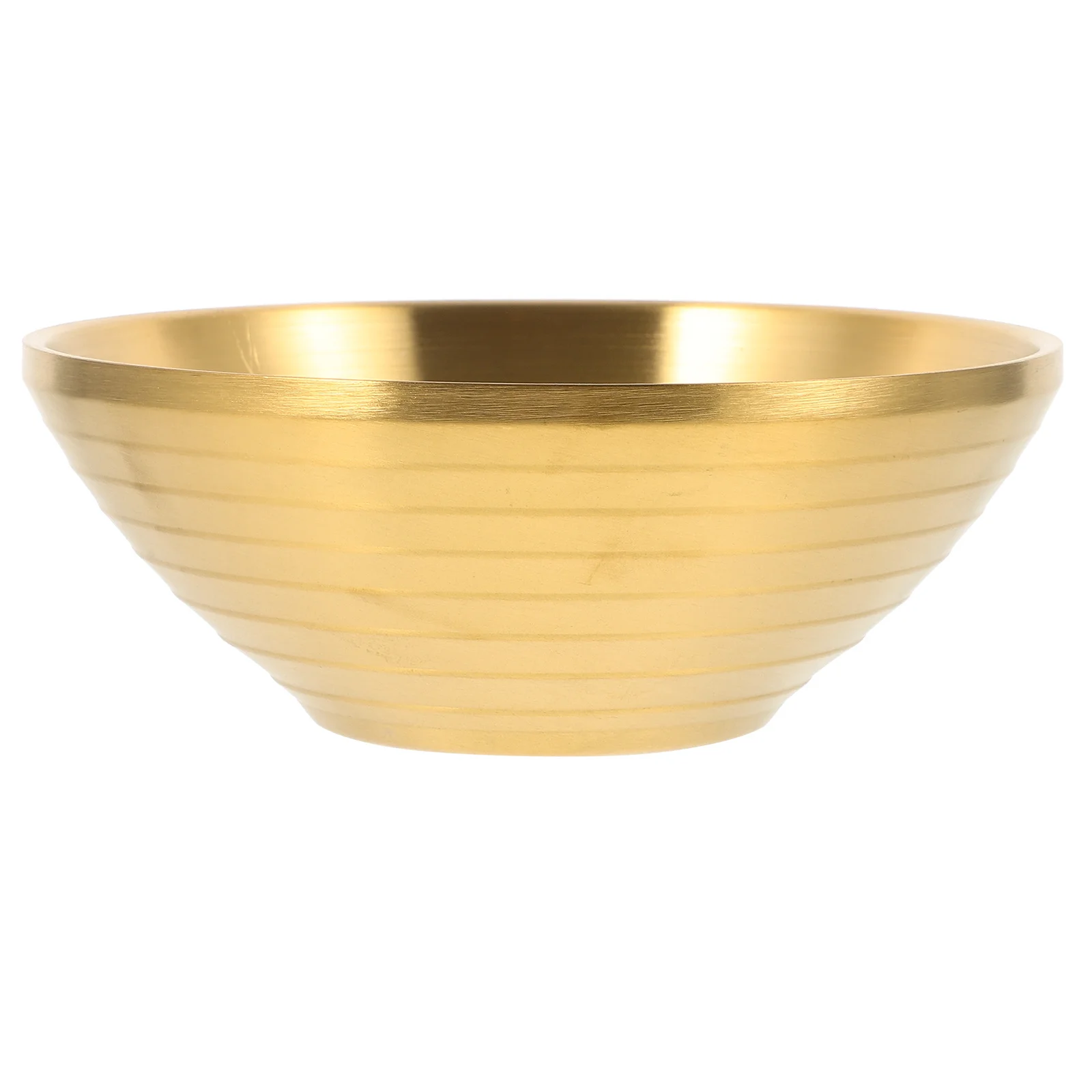 

1pc Stainless 304 Stainless Steel Fruit Double Layer Insulated Soup Noodle Salad Bowl Home Kitchen Metal Bowl Restaurant Use