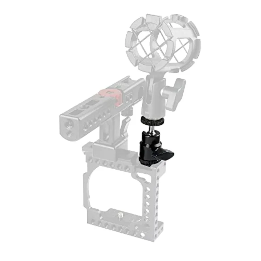 CAMVATE 5 827 ملحق كاميرا جبل إلى الحذاء البارد مع كرة صغيرة لحامل الميكروفون 1188 #3