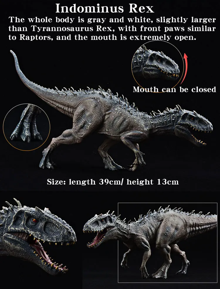Prähistorische Jurassische Dinosaurier Mosasaurus Saichania Tyrannosaurus Rex Tiermodelle Actionfiguren PVC Hochwertiges Spielzeug für Kinder – Detail 5