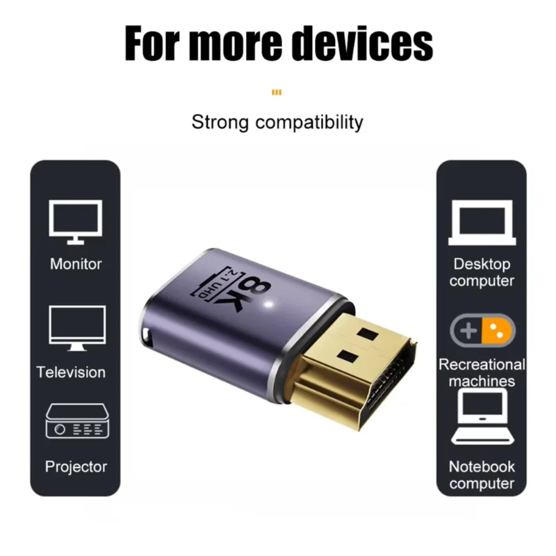 8K HDTV USB 4.0 Type C Adapter Type C Female To Type C Male OTG 40Gbps Fast Data Transfer Tablet USB-C Charging Converter