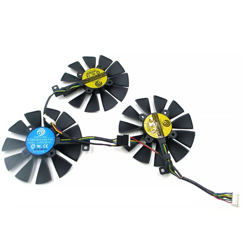 New 87MM PLD09210S12M PLD09210S12HH Cooling Fan Replace For ASUS Strix GTX 1060 OC 1070 1080 GTX 1080Ti RX 480 Graphics Card Fan