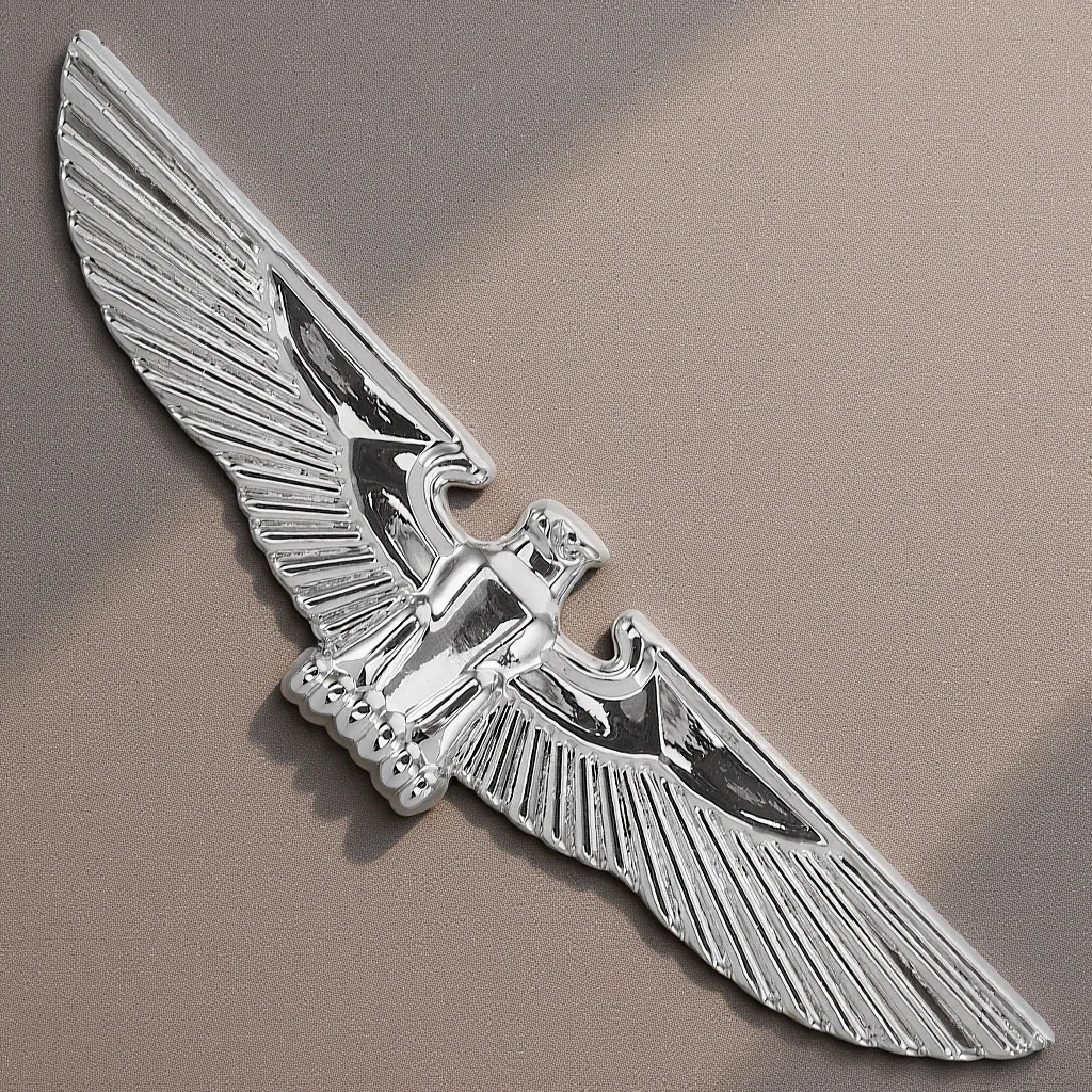 

Metal Eagle Car Decal 3D Wear-Resistant Auto Sticker For Suv Trucks Hood Side Grille Decoration Metal