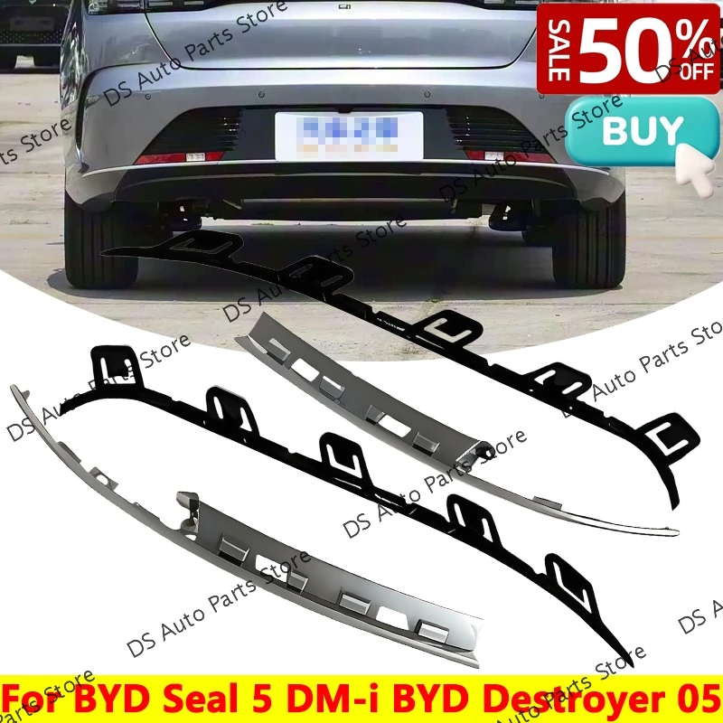 

For BYD Seal 5 DM-i BYD Destroyer 05 Anti-scratch Bumper Strip Trim Protector Rear Decorative Bumper Trim Left and Right