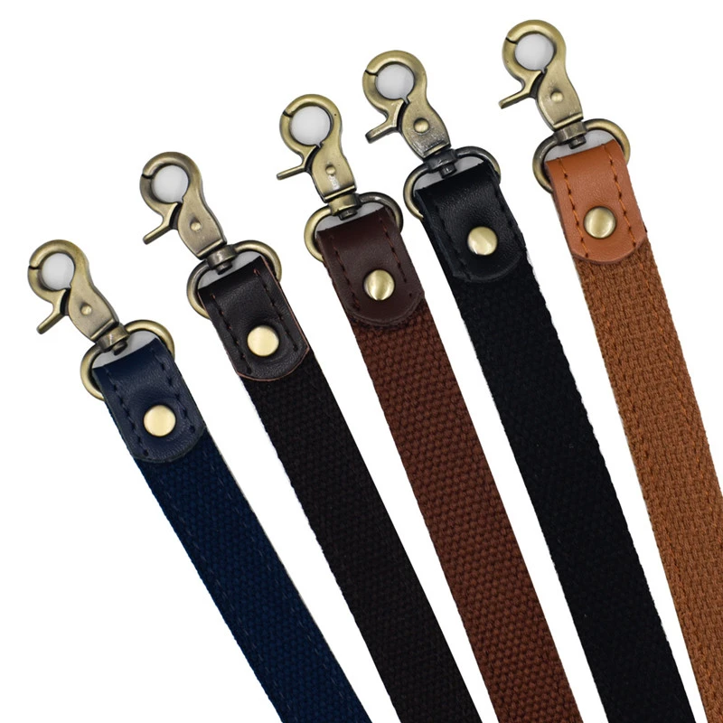 2Pcs 58cm Cow Leather Bag Shoulder Handbag Fabric Straps Crossbody Adjustable Leather Bag Accessories Belt for Women Men