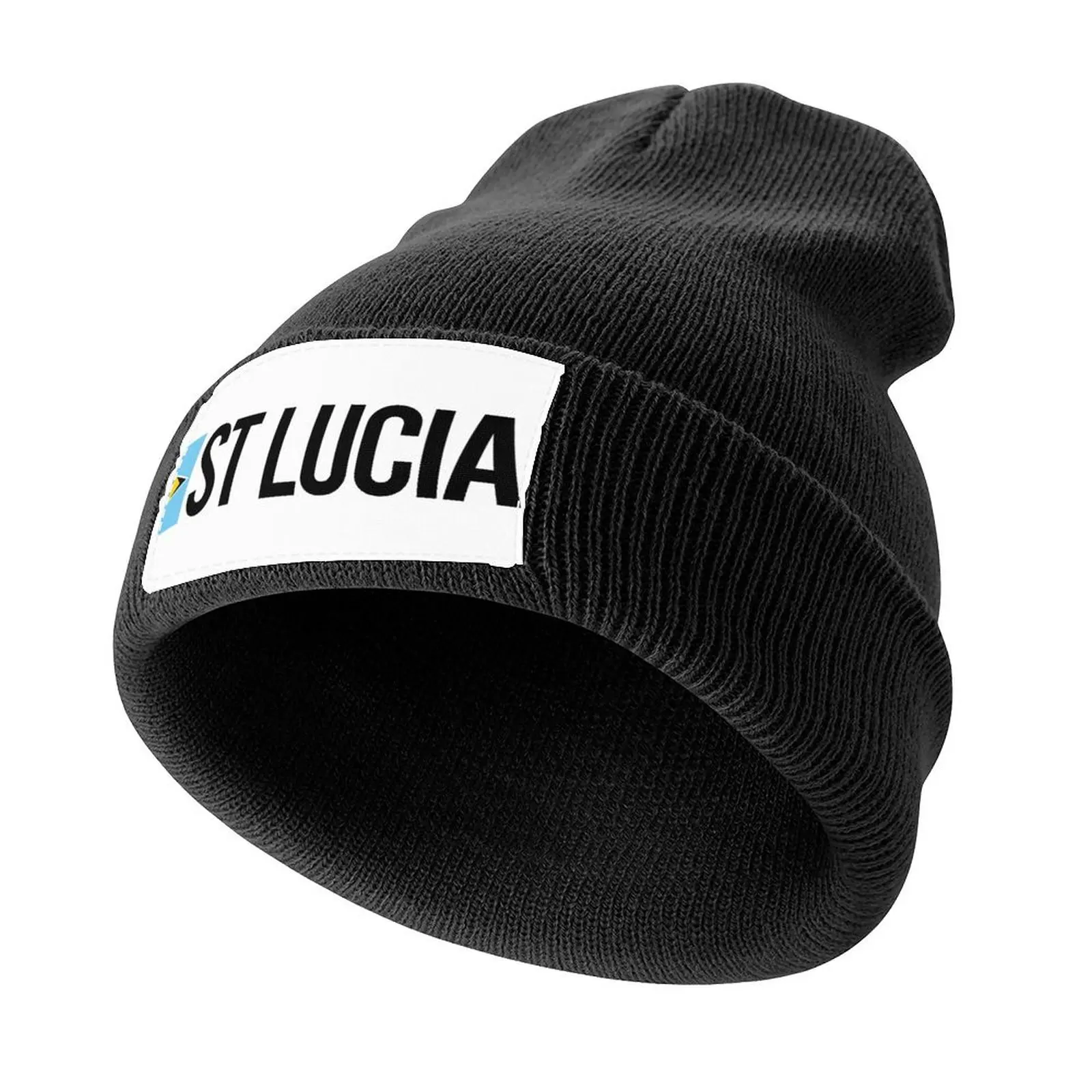 St Lucia Minimal Design collection Knitted Cap Vintage New Hat Rave Girl Men's