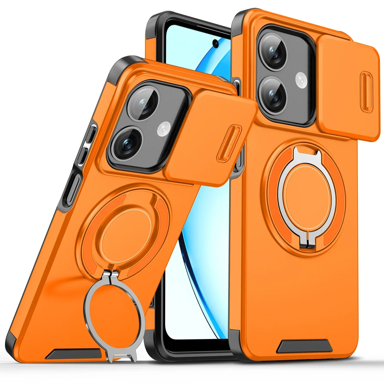 Holder Magnetic Phone Case For Samsung Galaxy S26 Edge S23 Plus S25 FE S21 S24 S22 Ultra Wireless Charge Protection Cover Cases