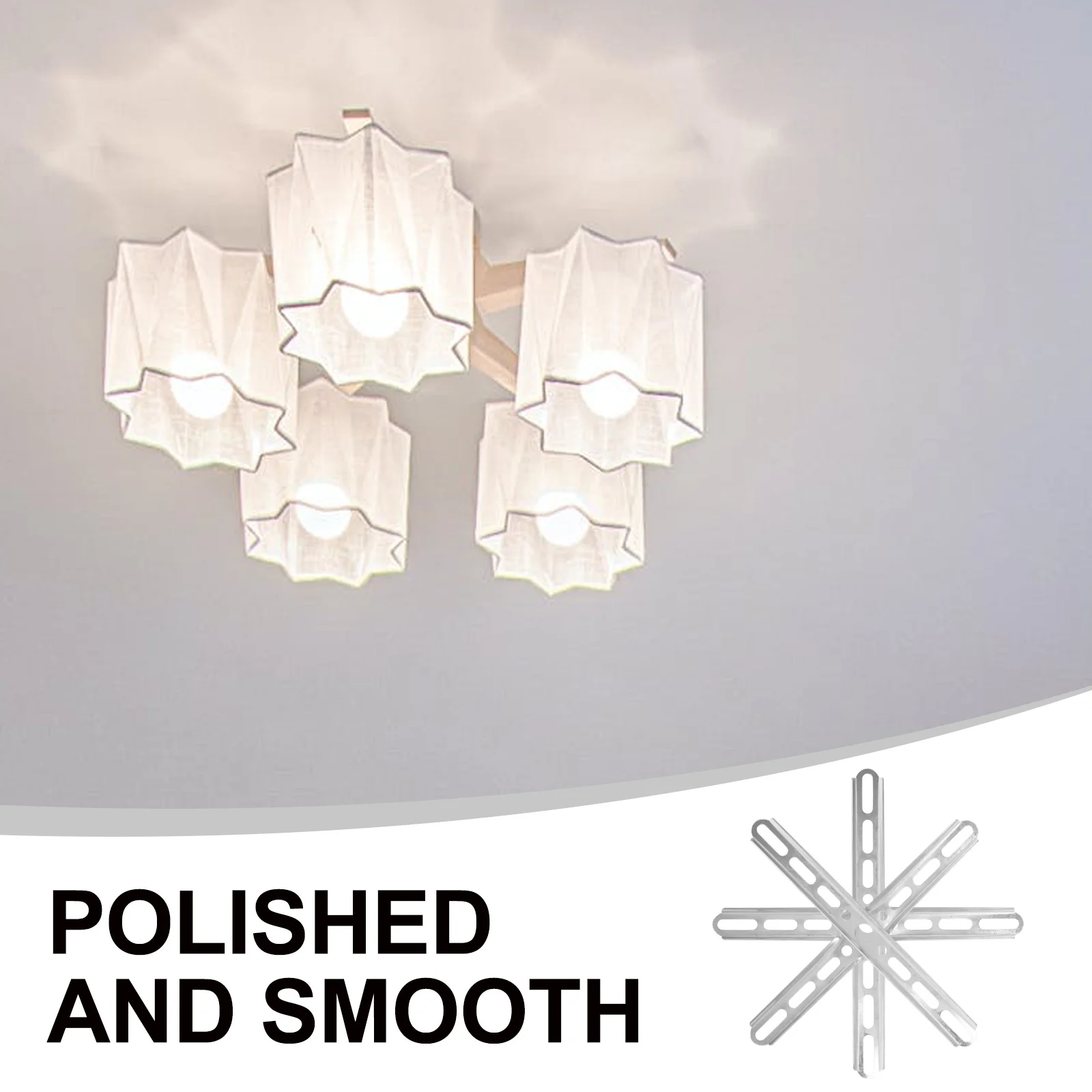 

2Sets Ceiling Light Mount Brackets Cross Metal Lamp Fixture Fittings Light Bracket for Pendant Chandelier Canopy