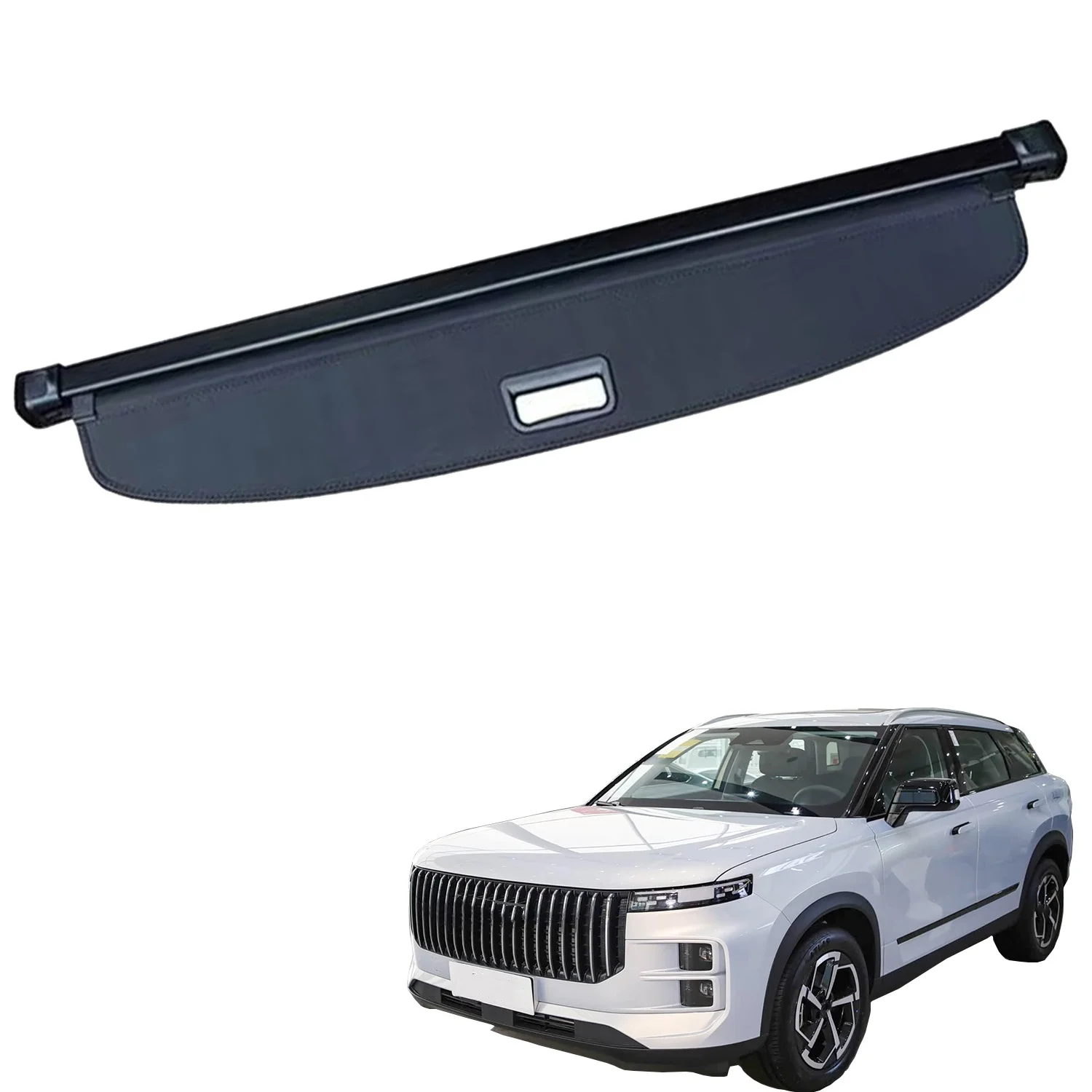 

For Jaecoo 7 Chery Explore 06 2023 2024 2025 Retractable Cargo Cover Car Rear Trunk Shade Luggage Security Cover 1Set