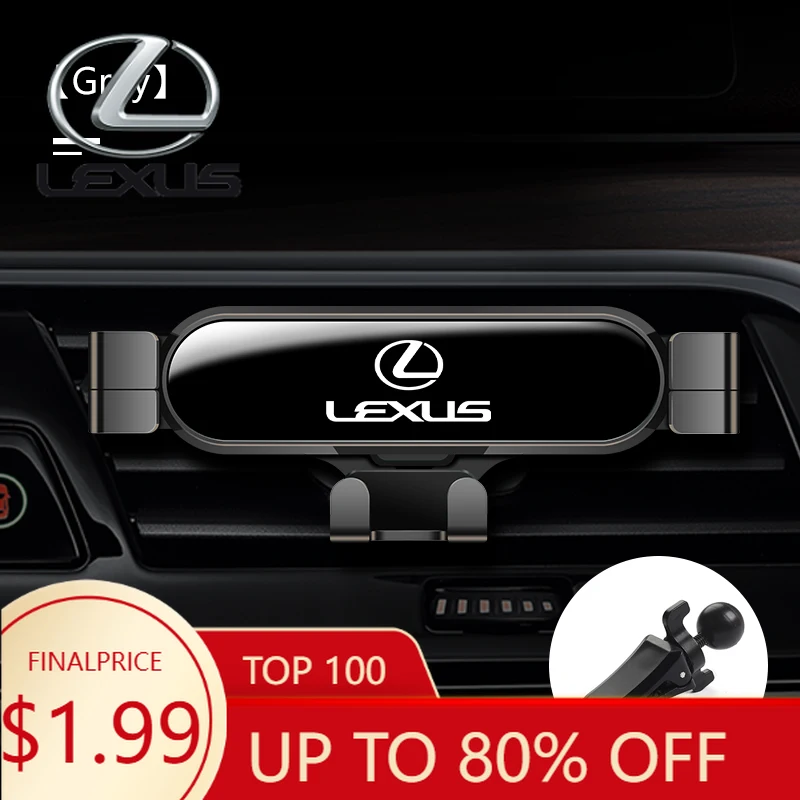 

Interior Mouldings Gravity Car Air Outlet Cell Phone Holder Interior Accessories For Lexus IS250 IS200 CT200h GS300 LS430 RX450h