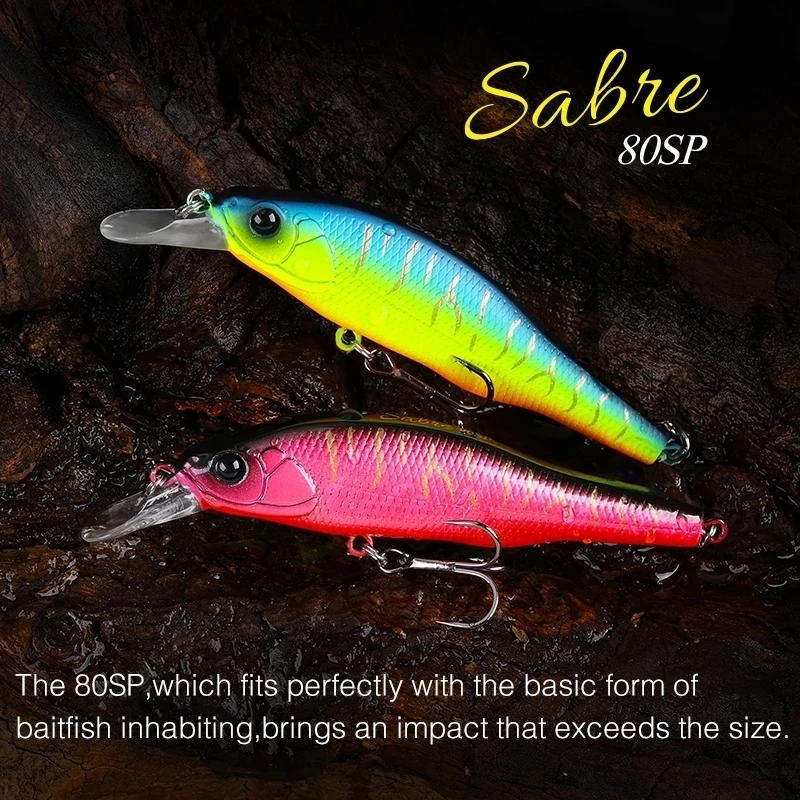 TSURINOYA 4pcs 80SP Suspending - Fishing Lure Swimbait ulasan dan harga