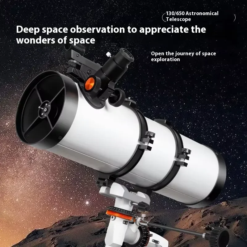 High-Power High-Definition 130650 Metal Monocular Telescope For Adults Students For Night Star Moon Watching Large Aperture