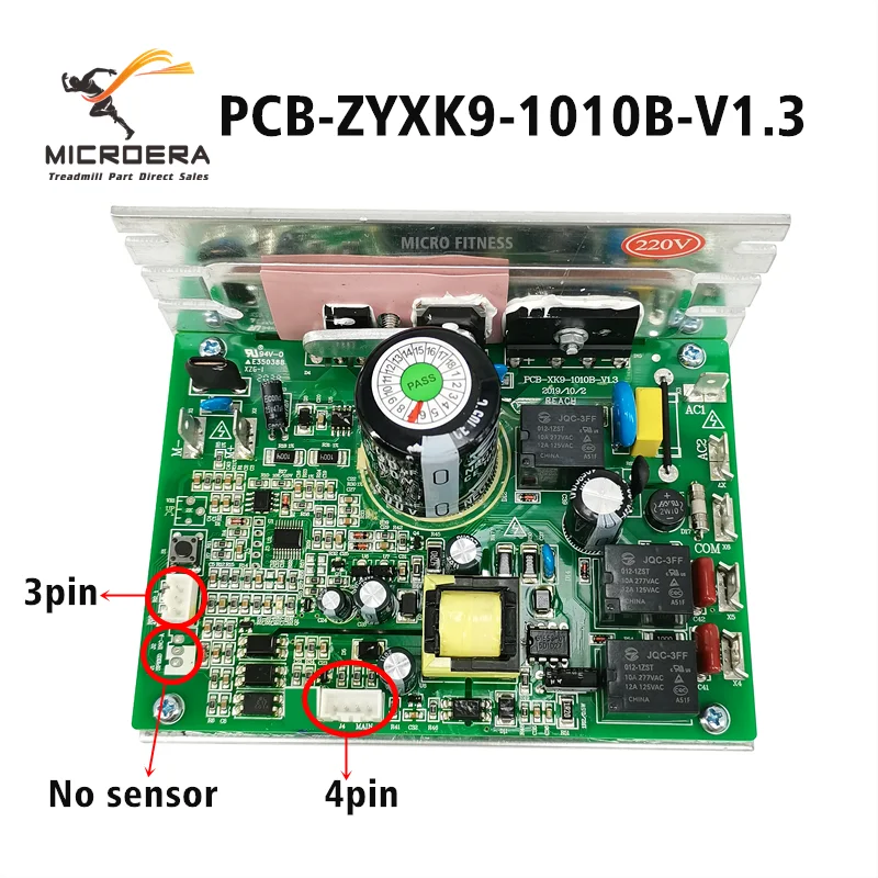 PCB-ZYXK9-1010-V1.2 Treadmill Moto Controller Control Boa PCB-XK9-1010B-V1.3 Motherboard ZYXK9 Power supply board Circuit board