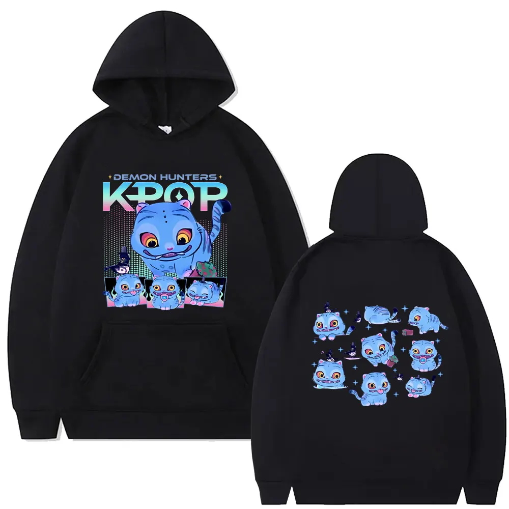 

Kpop Demon Hunters Hoodie Derpy Tiger Funny Meme Sweatshirt Men Women Fashion Cartoon Trend Streetwear Unisex Vintage Hoodies