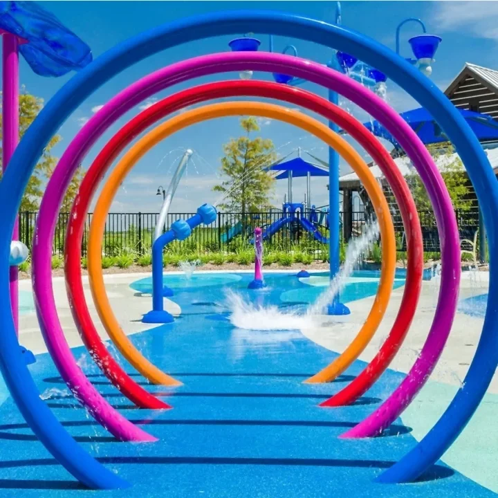 Children Funny Water Game for Amusement Park Interactive Fiber Glass Splash Pad Equipment