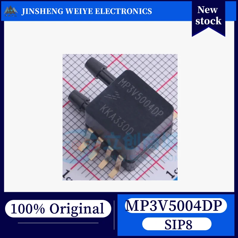 

(1/5 шт.) 100% новый датчик давления MP3V5004DP PIN-8, в наличии, оригинальный набор микросхем