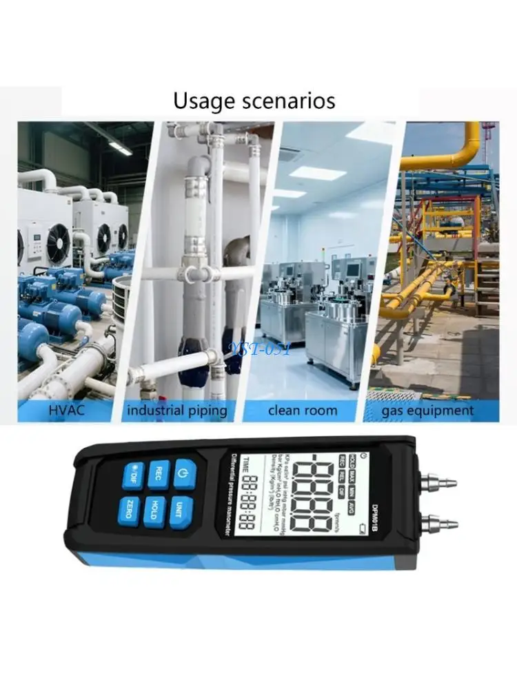 E15A Multifunction Flows Pressure Tester with Touch Calibration Feature