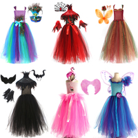 Fairy Princess Costume Vampire Costume Flamingo Tutu Dress Christmas Dresses Birthday Party Halloween Cosplay Ball Gown