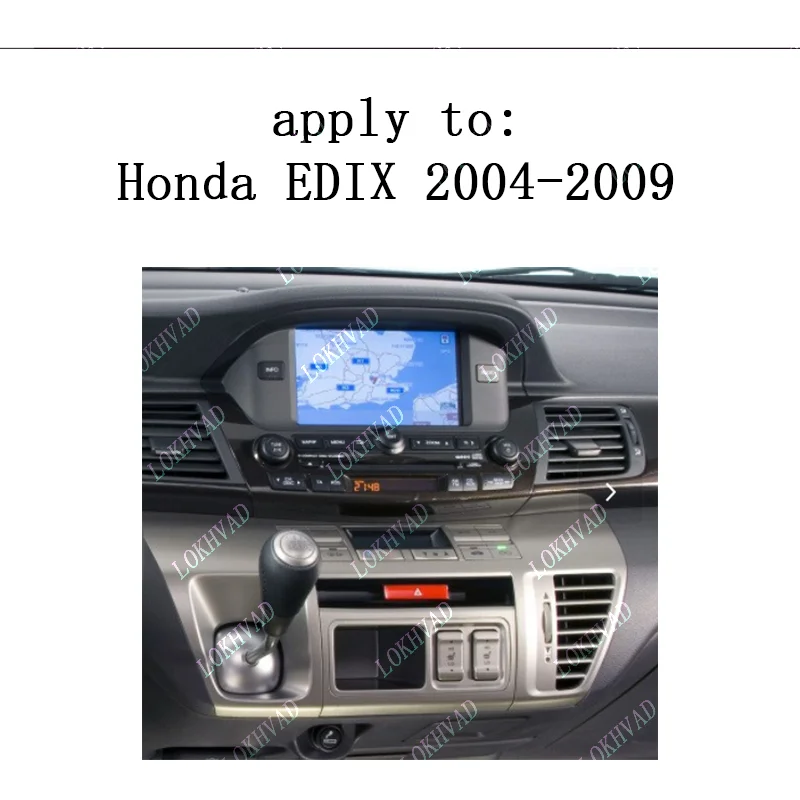 For HONDA Edix FRV 2004-2009 10.1 Inch Car DVD Stereo Radio Fascia Dash Panel Head Unit Navigation Fascia Casing Frame
