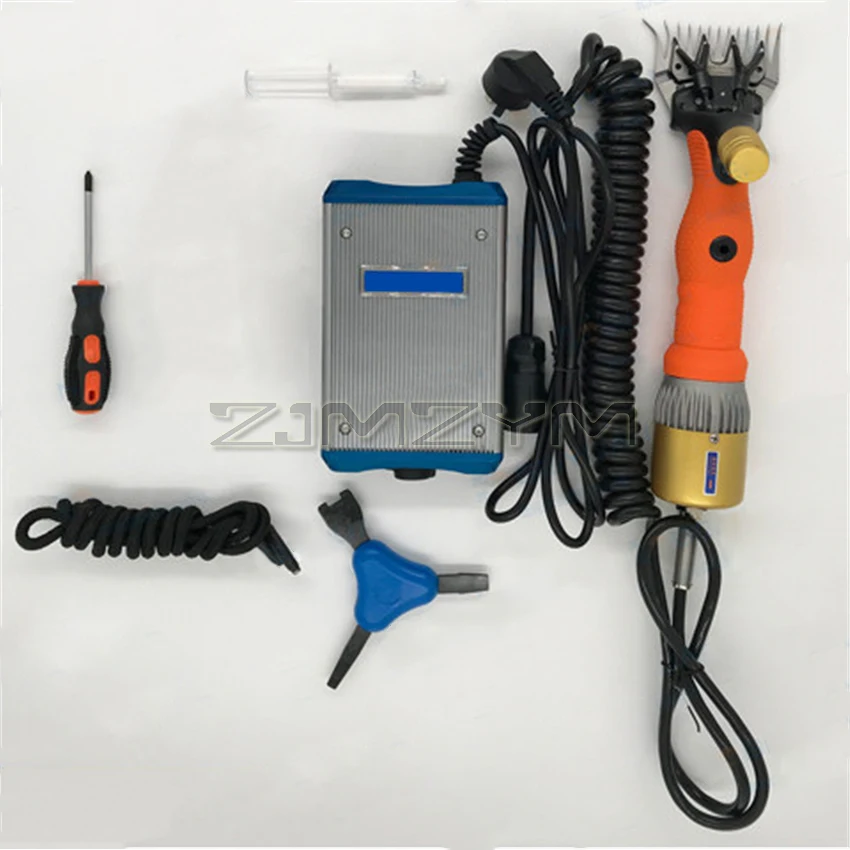 Electric Wool Shearing Machine Wool Clipper Wool Pusher Woolen Clipper Farm Electric Clipper Wool Shears 220V 350W 2800-3200RPM