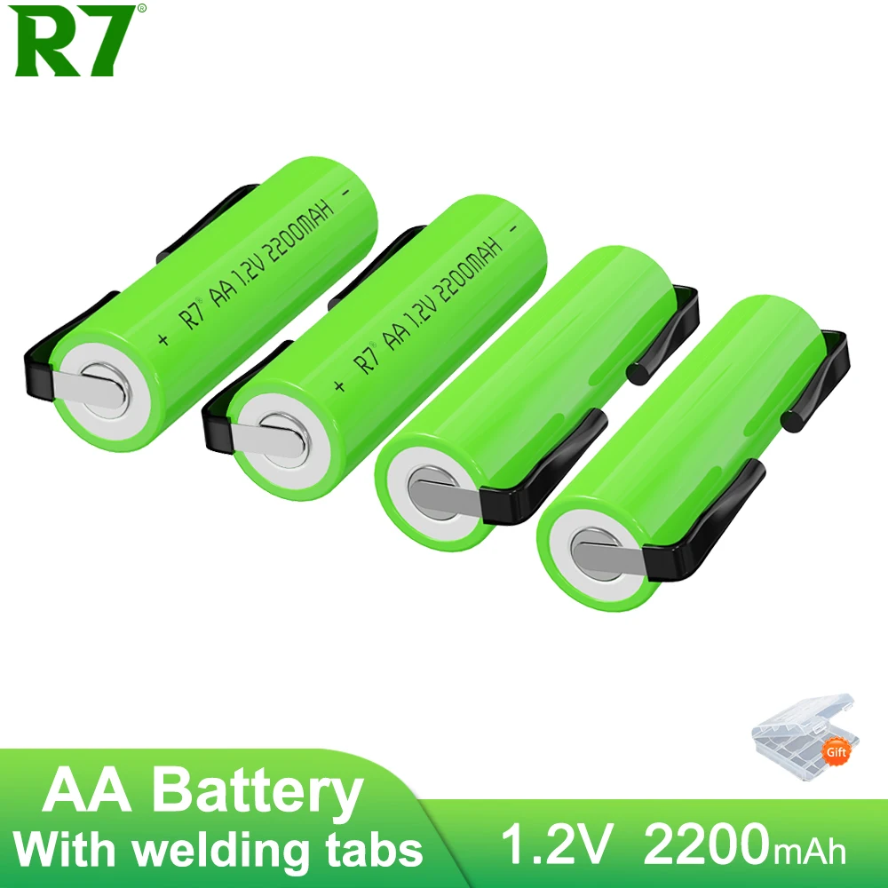 

Rechargeable Battery 1.2V AA 2000mAh Ni-MH AA battery with Nickel Slice for Philips Braun electric shaver razor toothbrush