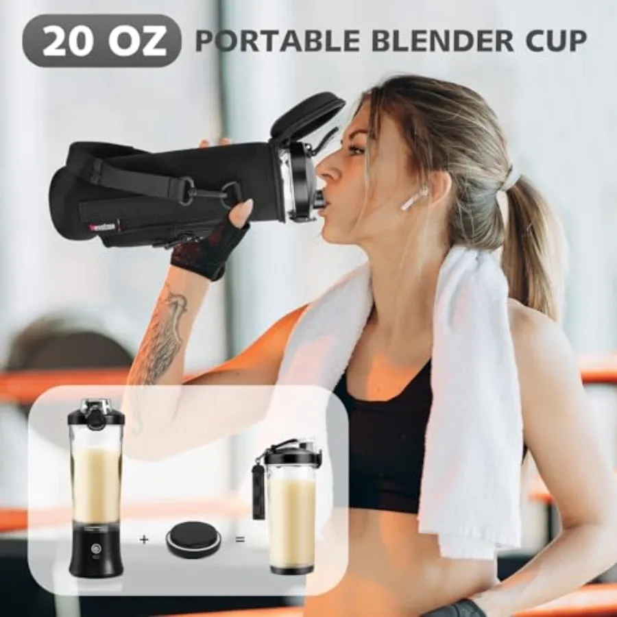 USB-C Portable Blender with 6 Blades 6