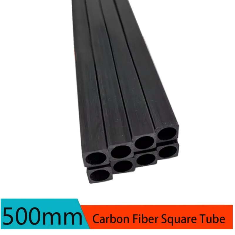 1/2/3 Stück Kohlefaser-Vierkantrohr Außendurchmesser 2mm 3mm 4mm 5mm 6mm 8mm 10mm Länge x 500mm – Detail 5