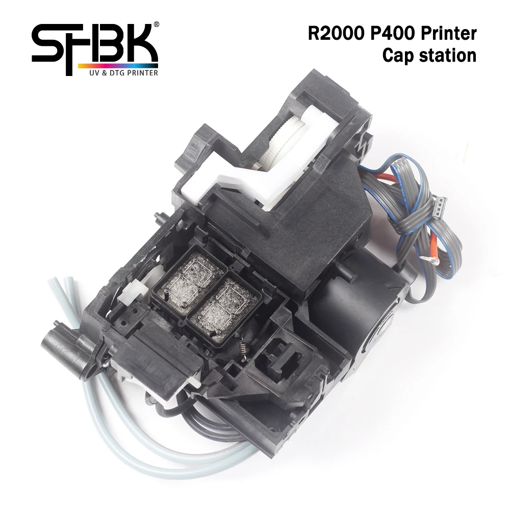 100% New For Epson R2000 printer ink cap station compatible with P400 SC-7VII R1900 UV DTF DTG ink suction pump Grey Ink pad