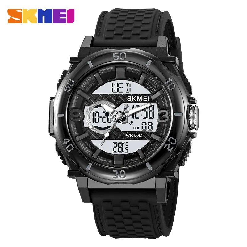 

SKMEI Back Light Countdown Sport Outdoor Recreation Watches Mens 5Bar Waterproof Stopwatch Wristwatches Cock relogio masculino