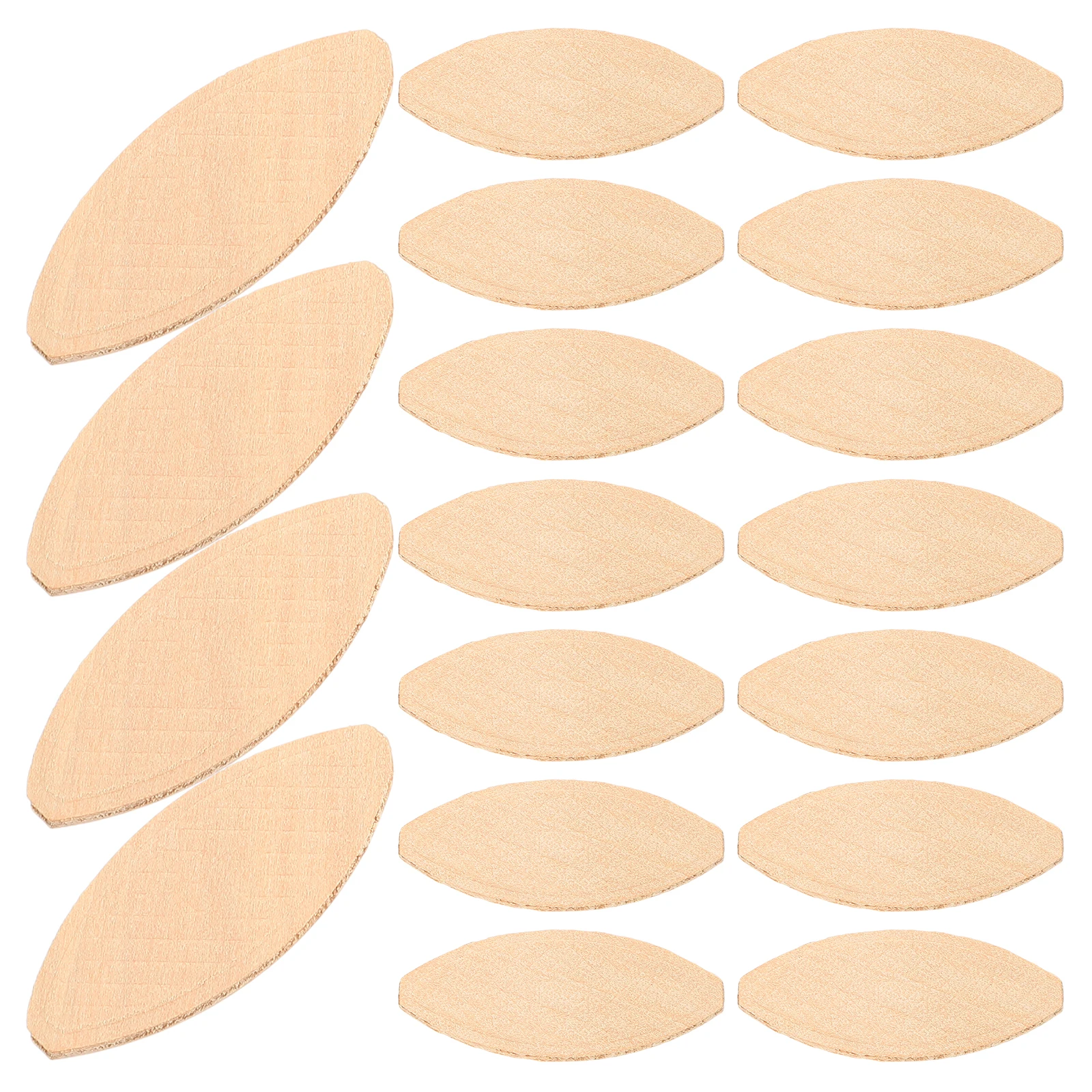 

100pcs Wooden Board Splicing Tenon Slotting Machine Woodworking Connector Hardwood Biscuits Furniture Tools Carpentry Parts