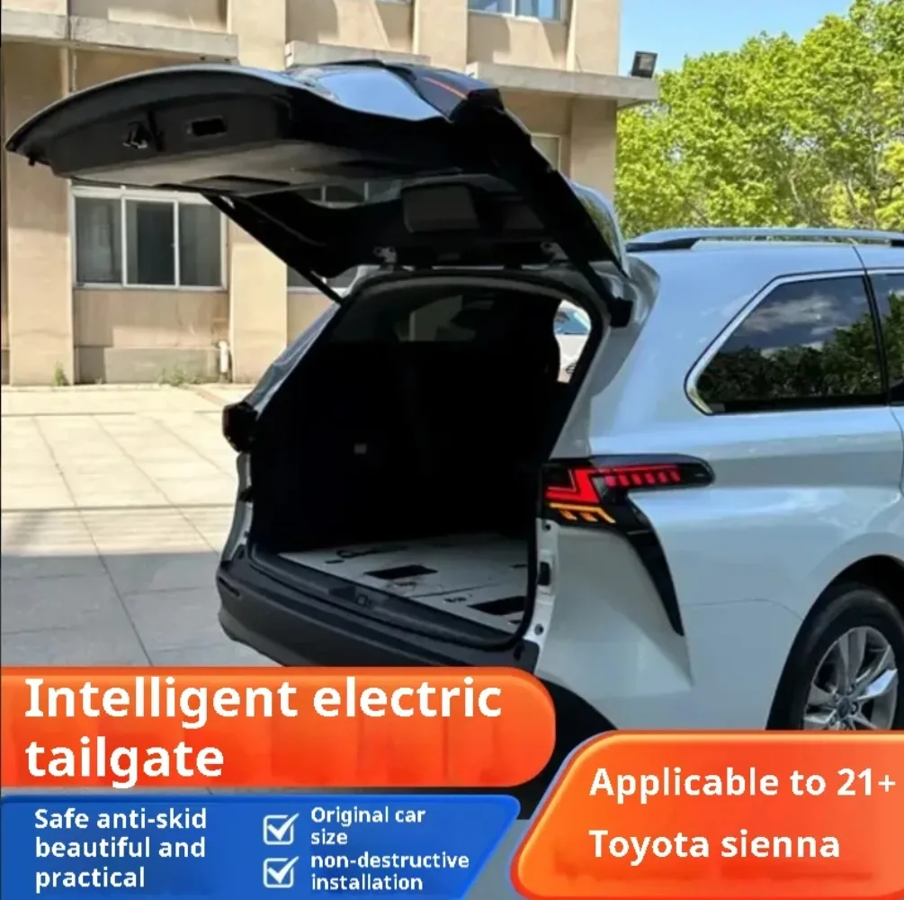 For Sienna 2021-2025 Power Tailgate with Anti-Pinch Strip Support Bar Wiring Harness Front Door Switch Control genuine