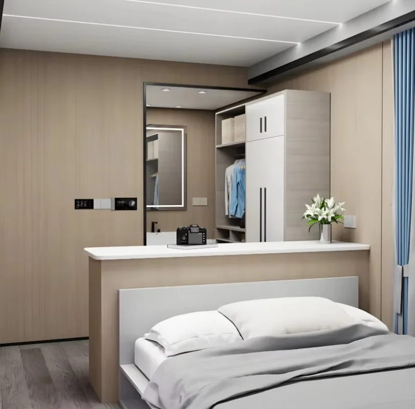 Villa mobile Prefab Sleeping Pod Steel House contro la piccola casa intelligente della Corea del Sud