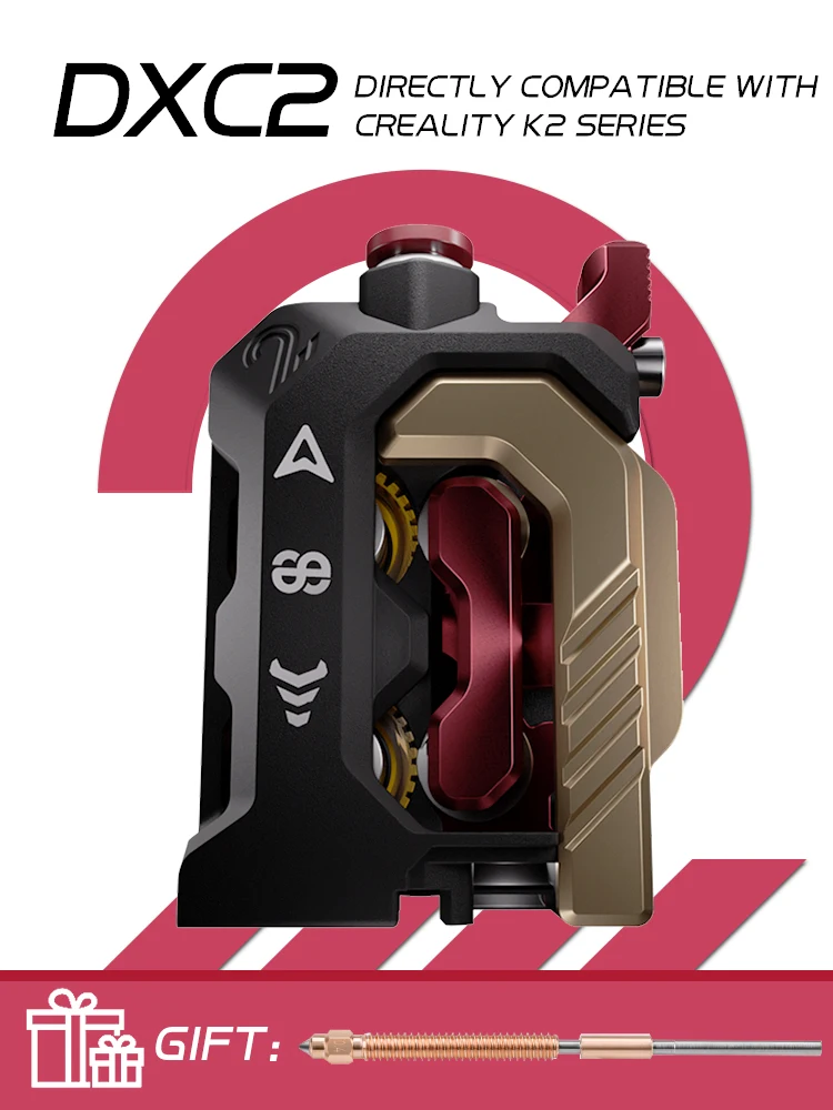 업그레이드된 Phaetus Creality Devil Design DXC2 압출기 K2 K2PRO K2PLUS용 고정밀 자기식 퀵 릴리스