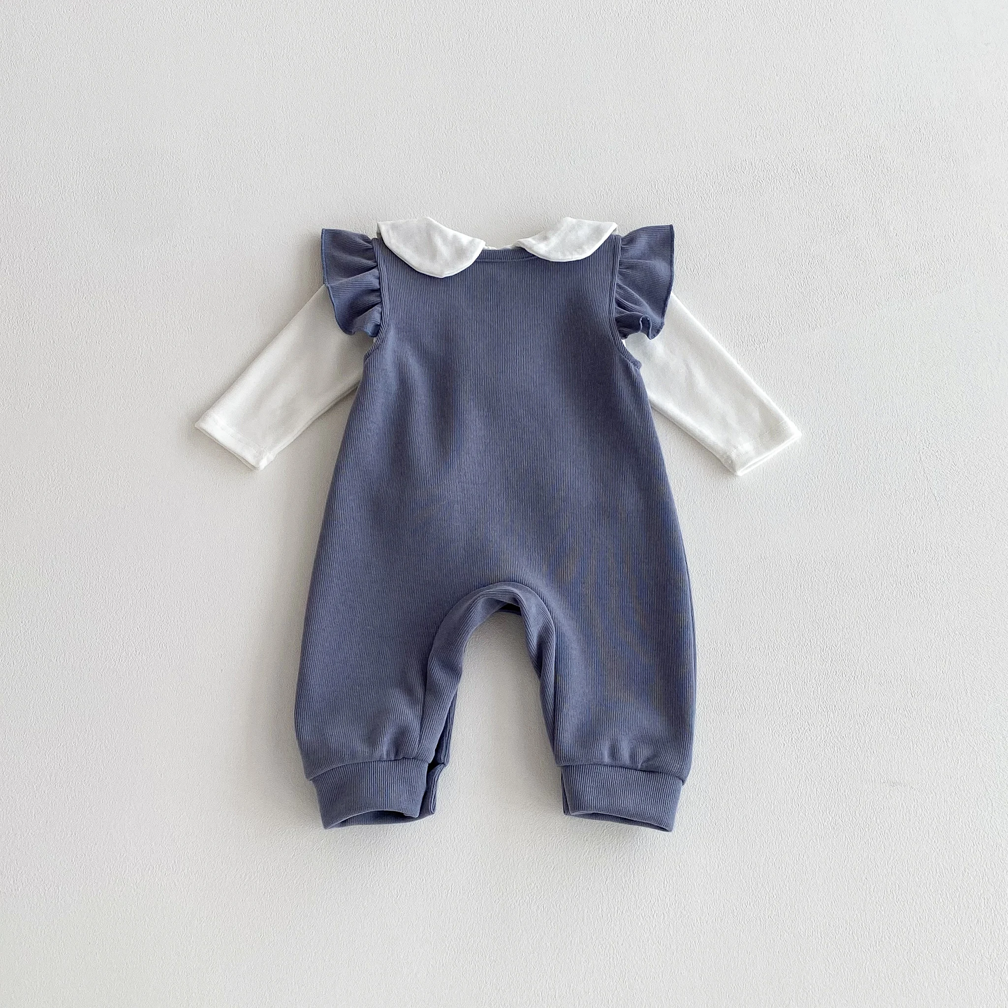 Baby Spring and Autumn One-Piece Dress for Girls, Trendy Super Cute Princess Romper, Fall Outing Overalls