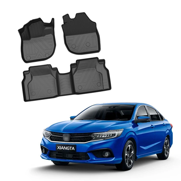 High Quality TPE Material Front Rear Car Mats for Honda ENVIX Tpe Car Mats Car Accessories Floor Mat