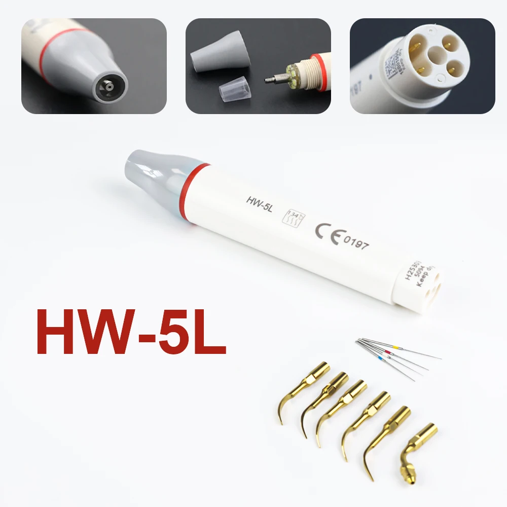 Dental  N3 LED Built‑in Ultrasonic Scaler Piezo Scaling Machine with HW‑5L LED Handpiece Fit Dental for Scaling Endo