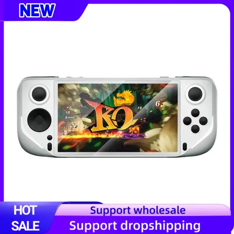 Suitable E6 Handheld Game Console With Dual 2.4G Wireless Controller 64GB 5 Inch Support For GBA GBC PSP PS1 N64 C