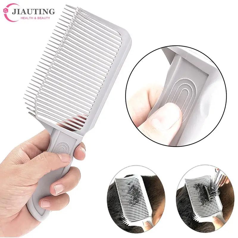 

1PCS Professional Barber Combs Hair Cutting Comb For Men Anti Static Flat Top Fade Comb Brush Styling Tools Wide-toothed Comb