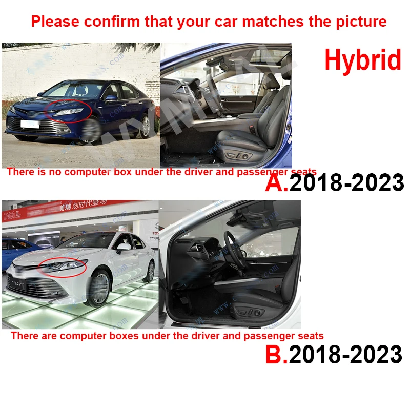 Car Floor Mats For Toyota Camry Hybrid 2024 2023 2022 2021 2020 2019 2018 Auto Accessories Carpet Protect Cover Interior Product