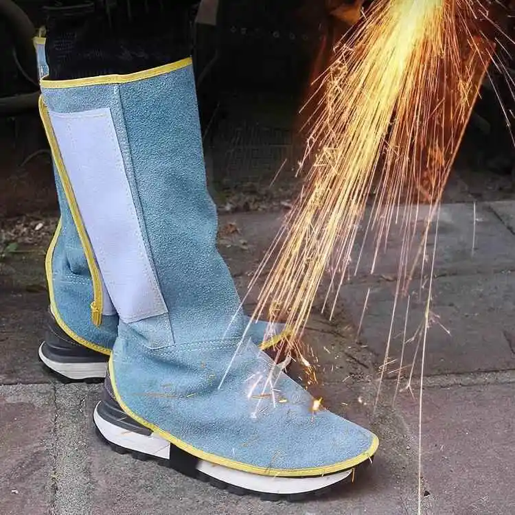 

Защитные накладки на ноги из натуральной воловьей кожи для сварщиков: термозащита, изоляция, защита от ожогов