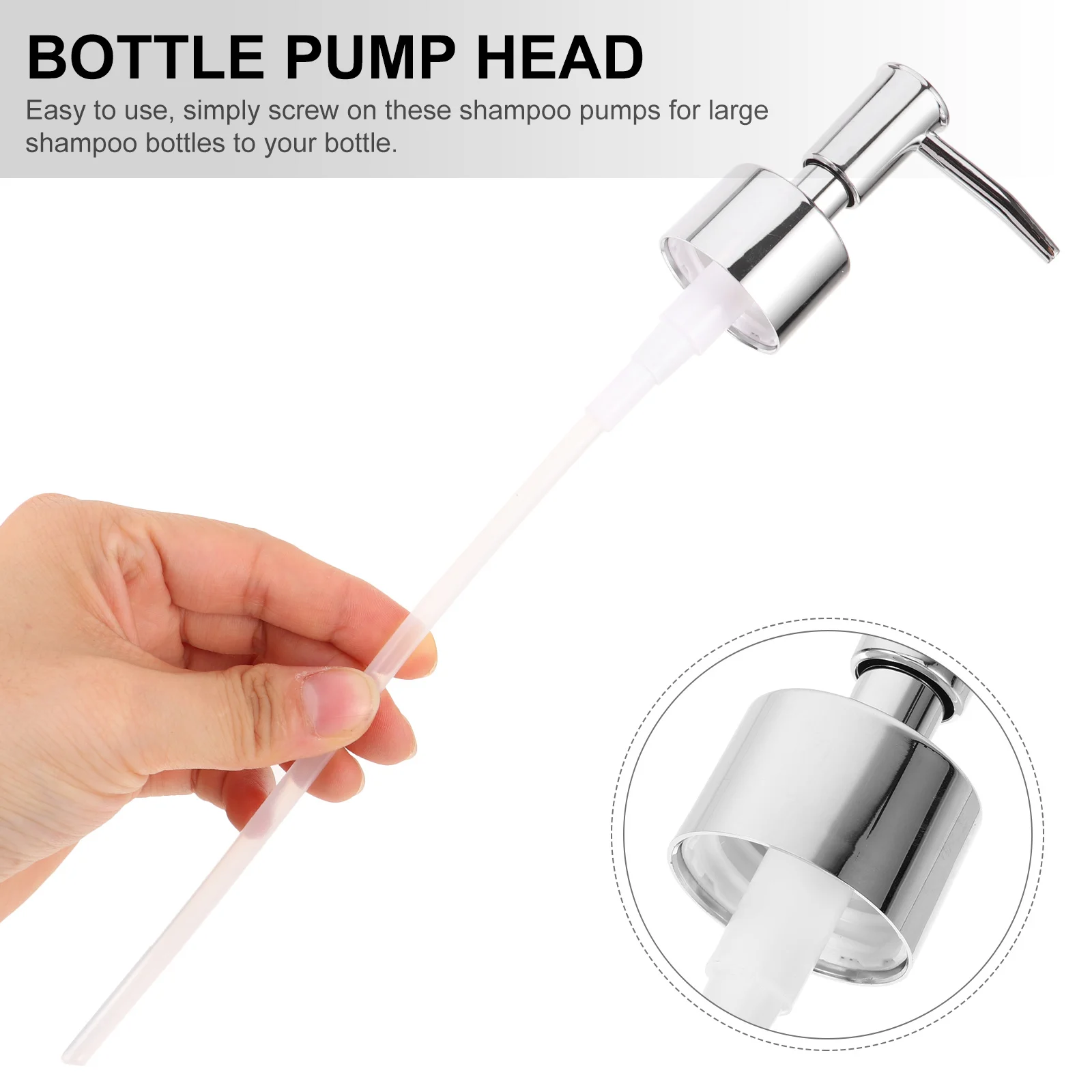 

2pcs Head Hand Bottle Lotion Pressing Pumps Replacement For Soap Dispenser Dish Shampoo Soap Dispenser Pump Pump