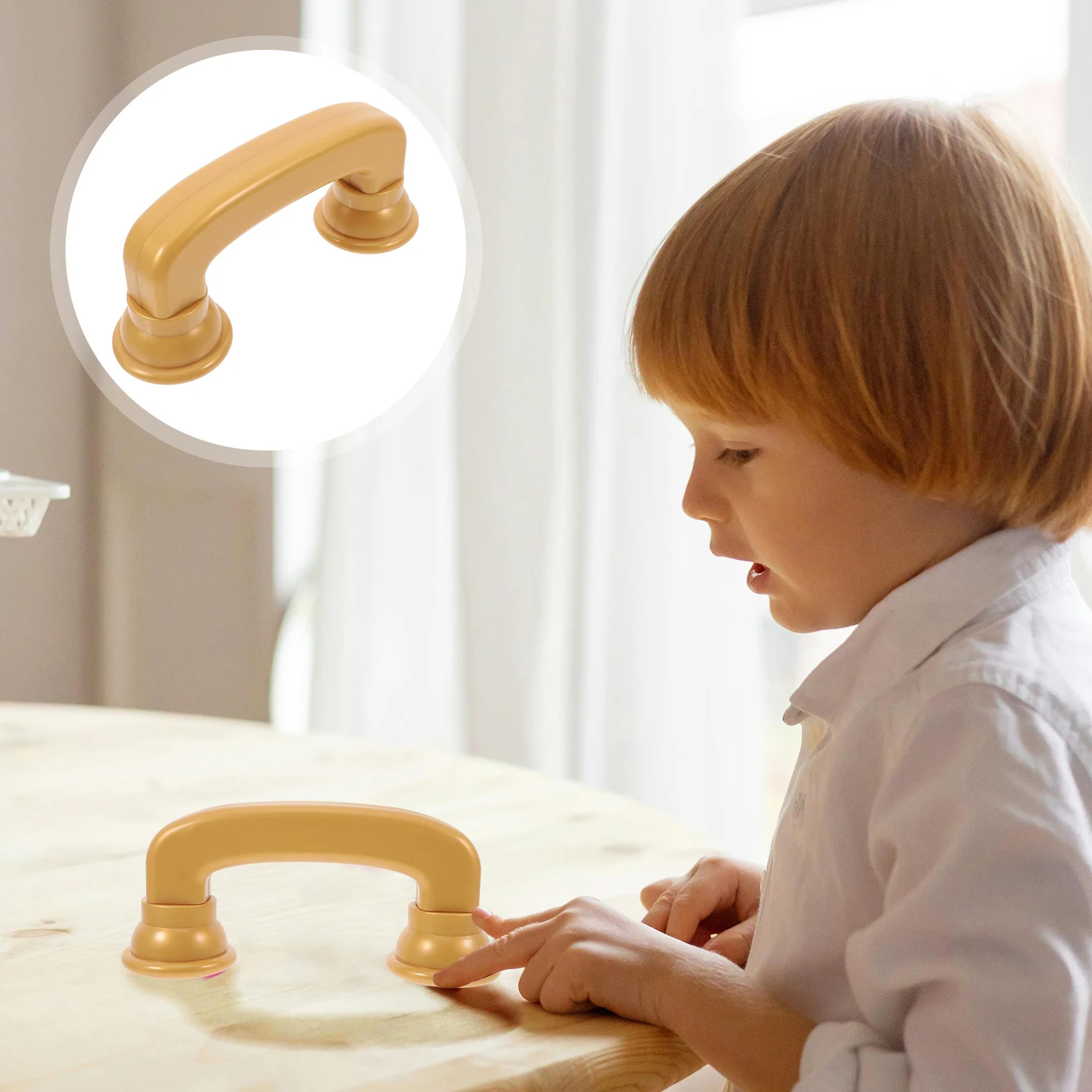 Auricular de juguete, dispositivo de práctica de pronunciación, teléfonos para niños pequeños, aprendizaje para adultos, juego de células Abs, susurro de lectura pequeño para niños