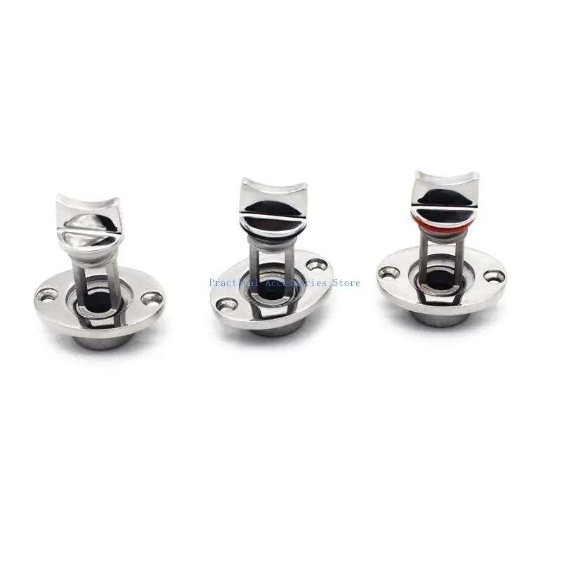 

U75E Marine Drain Plug Stern Wire Plug Bilge Sewage Outlet Kayak Boat Drain for Valve 316 Stainless Steel Replacement Repair