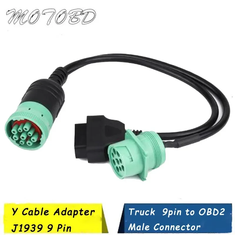 

For Deutsch J1939 9pin To 16pin Truck Cable J1939 9 Pin To OBDII/OBD2 16 PIN Male Female Diagnosctic Tool Connector