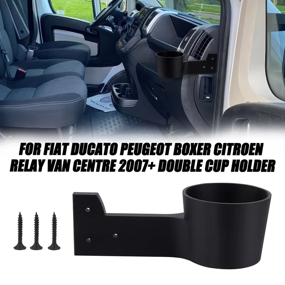 1/2PCS Cup Holder For Fiat Ducato Peugeot Boxer Citroen Relay 3D Printed Car Cup Holder