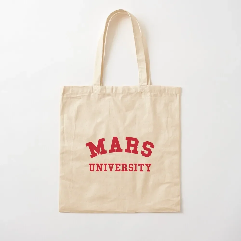 Mars University Tote Bag cloth bag woman supermarket folding bag for beach Women's shopper